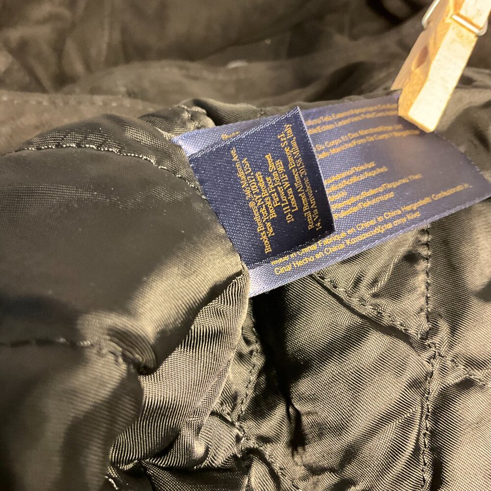 Brooks Brothers Suede Leather Black Safari Field Jacket Coat Men’s XXL NWT - Picture 8 of 16